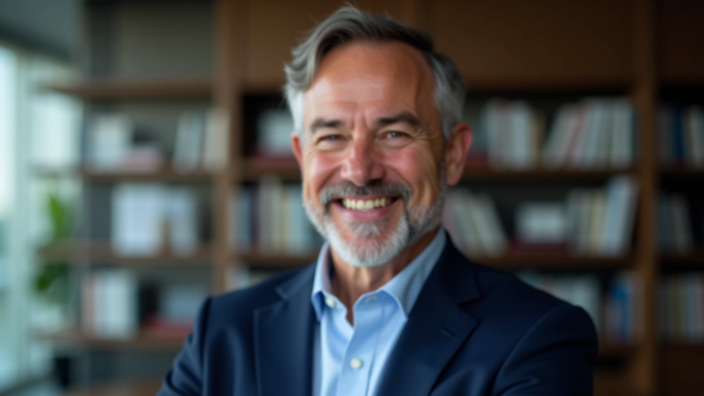 Founder and lead facilitator, portrait shot in professional setting